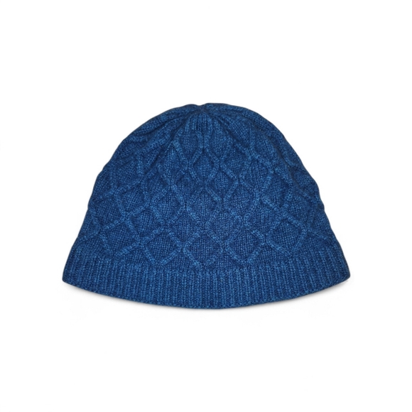 Patagonia | Beanie Womens OSFA Honeycomb Blue Knit Snow Hat Cap - Picture 2 of 4